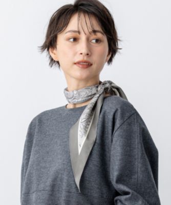 23区(ニジュウサンク)のErica ペイズリー柄 ダイヤ スカーフ通販