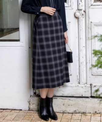 集英社HAPPY PLUS STOREANY SIS（エニィスィス）/【保温効果・ストレッチ・洗える】ビューティサーモ2WAYストレッチチェック スカート