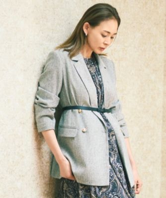 SALE☆試着のみ　自由区　ブライトリングツイードジャケット　完売カラー SHIHOさん着用】ブライトリングツイード ジャケット / 自由区 S