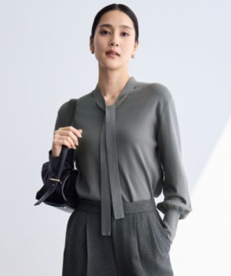 自由区 L(ジユウク エル)の【洗える】レーヨンストレッチ