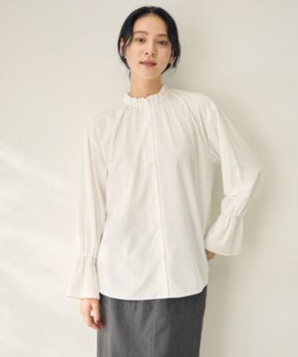 集英社HAPPY PLUS STOREANY（エニィ）/【抗菌防臭/UVカット/速乾】エニィファンクションハイネックブラウス