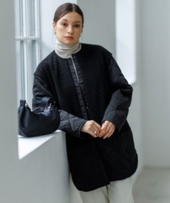 リバーシブルコート♡ PLATINE 圧縮ニットリバーシブルクルーコート – 銀座マギー公式