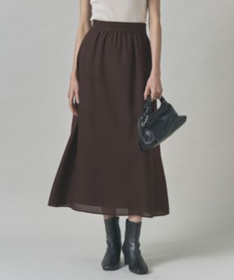 737新品ICアイシービー 定番ラップ風スカート黒5号￥18700日本製 I C B アイシービー レディース ひざ丈スカート サイズ：4(XL位