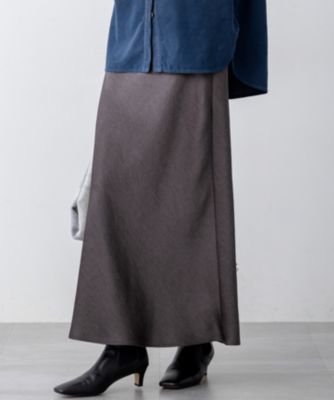 23区 大きいサイズ ヴィンテージダブルサテン ナロー スカート 44 ネイビー 23区 大きいサイズ ヴィンテージダブルサテン ナロー スカート