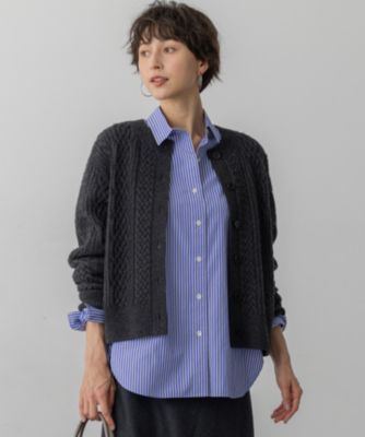 23区 L(ニジュウサンク エル)の【洗える】カシミヤブレンド ケーブル