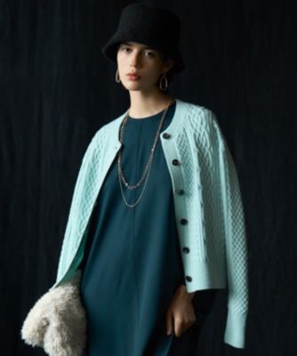 23区 L(ニジュウサンク エル)の【洗える】カシミヤブレンド ケーブル