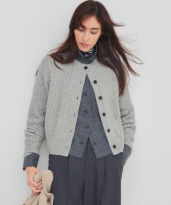 23区 L(ニジュウサンク エル)の【洗える】カシミヤブレンド ケーブル