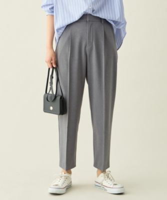 集英社HAPPY PLUS STOREANY（エニィ）/【6サイズ展開/洗濯機可/裏起毛/ウエストゴム/2WAYストレッチ】ウォームテーパードパンツ