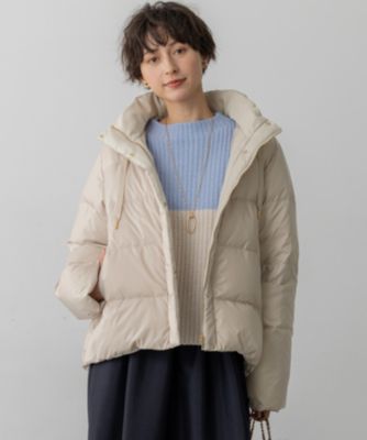 2024AW✨23区 シレータフタ コンパクト ダウンコート　ベージュ　38 23区(ニジュウサンク)の【見上愛さん着用/一部先行予約/洗える