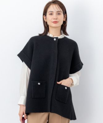 組曲(クミキョク)のプレーティングニットアウタージレ通販