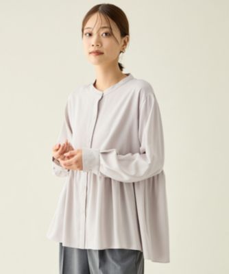 集英社HAPPY PLUS STOREANY（エニィ）/【速乾/抗菌防臭/UVカット】エニィファンクションペプラムブラウス