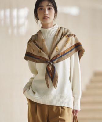 23区(ニジュウサンク)の【見上愛さんコラボカラー/Oggi掲載】カシミヤ