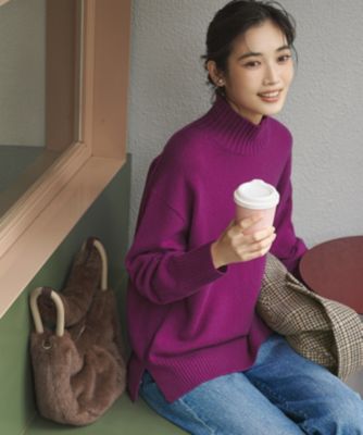 23区(ニジュウサンク)の【見上愛さんコラボカラー/Oggi掲載】カシミヤ