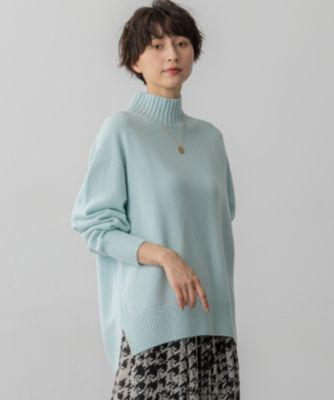 KET 365 Plus ベージュ 23区 S(ニジュウサンク エス)の【洗える】カシミヤブレンド