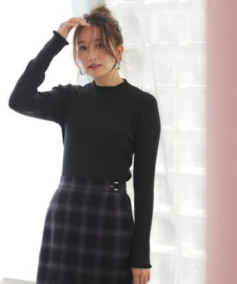 集英社HAPPY PLUS STOREANY SIS（エニィスィス）/【CICA加工】フリルネック プルオーバー