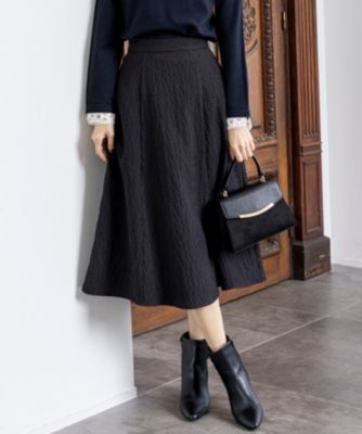 集英社HAPPY PLUS STOREANY SIS（エニィスィス）/【洗える】ジャカードフレア スカート