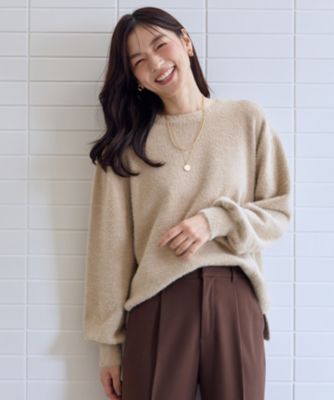 集英社HAPPY PLUS STOREANY（エニィ）/【手洗い可】ショートシャギープルオーバーニット