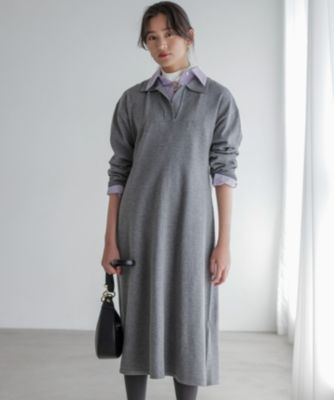 組曲(クミキョク)の【加藤ローサさん着用】スキッパーニット