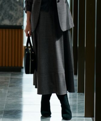 集英社HAPPY PLUS STORE23区（ニジュウサンク）/【セットアップ対応】TWサキソニー フレア スカート