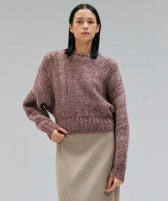 BEIGE,(ベイジ)のMARANA / モヘア混ミックスドルマンニット通販 BEIGE,(ベイジ)のMARANA / モヘア混ミックスドルマンニット通販