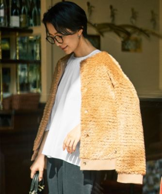 集英社HAPPY PLUS STORE自由区（ジユウク）/【カタログ掲載】ファー アウター