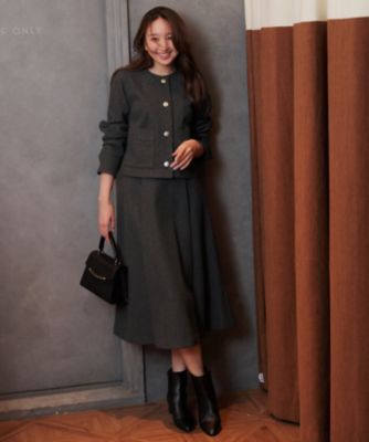 ANY SIS(エニィスィス)の【2SET】ジャケット × フレアスカート セット