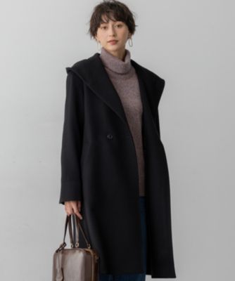 23区 S(ニジュウサンク エス)のウールカシミヤビーバー フーデット