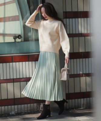 ANY SIS(エニィスィス)の【2SET】ボリューム ニット×プリーツ スカート