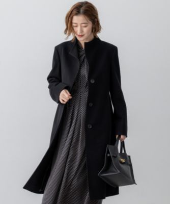 23区 L(ニジュウサンク エル)のウールカシミヤビーバー スタンドカラー