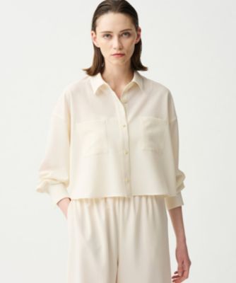 集英社HAPPY PLUS STOREuncrave（アンクレイヴ）/【接触冷感・防しわ・洗濯機洗い可】新色追加！ドライタッチトロ ショートシャツ