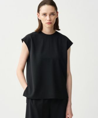 集英社HAPPY PLUS STOREuncrave（アンクレイヴ）/【接触冷感・防しわ・洗濯機洗い可】ドライタッチトロ ノースリーブブラウス