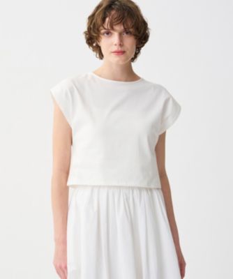 集英社HAPPY PLUS STOREuncrave（アンクレイヴ）/【洗濯機洗い可】プレーンストレッチ ショートトップス