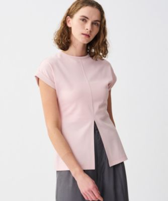 集英社HAPPY PLUS STOREuncrave（アンクレイヴ）/【UVカット・接触冷感・洗濯機洗い可】ダブルフェイスジャージー 2WAYスリットトップス