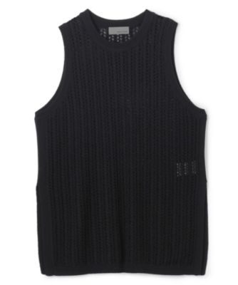 集英社HAPPY PLUS STOREuncrave（アンクレイヴ）/シースルーケーブルニット ノースリーブトップス