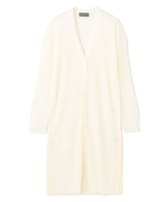 集英社HAPPY PLUS STOREuncrave（アンクレイヴ）/シアーニット リブロングカーディガン