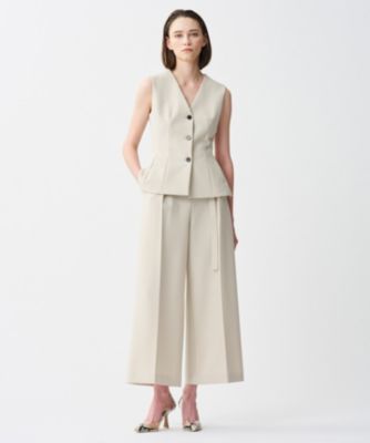 集英社HAPPY PLUS STOREuncrave（アンクレイヴ）/【撥水・洗濯機洗い可】プルーフダブルクロス ワイドパンツ