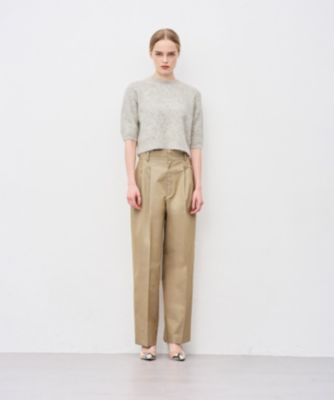 未使用 uncrave アンクレイヴ 撥水 チノギャバジン ベーシックトラウザー uncrave(アンクレイヴ)の【撥水・手洗い可】チノギャバジン