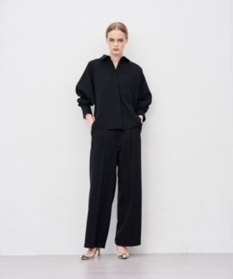 集英社HAPPY PLUS STOREuncrave（アンクレイヴ）/【手洗い可】ウォッシャブルウールライクツイル ワイドパンツ