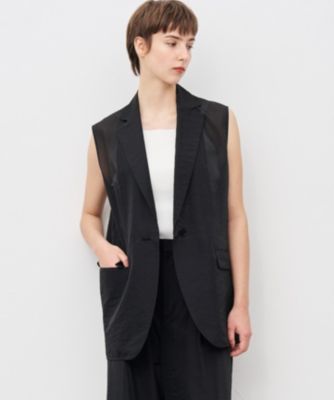 集英社HAPPY PLUS STOREuncrave（アンクレイヴ）/シアーオーガンジー テーラードジレ