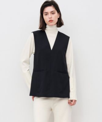 集英社HAPPY PLUS STOREuncrave（アンクレイヴ）/【手洗い可】ウォッシャブルウールライクツイル ジレ