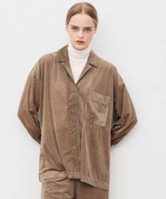 集英社HAPPY PLUS STOREuncrave（アンクレイヴ）/シアーベロアリブ シャツ