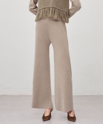 集英社HAPPY PLUS STOREuncrave（アンクレイヴ）/ハイゲージニット フレアパンツ