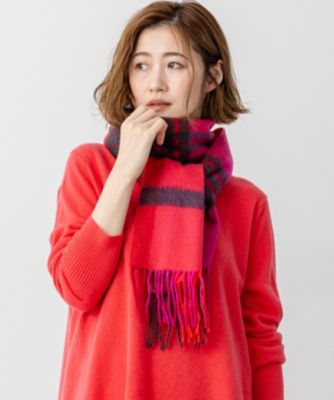 23区(ニジュウサンク)のカシミヤ チェック マフラー通販 | LEEマルシェ
