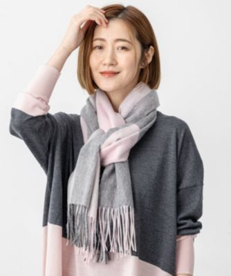 23区(ニジュウサンク)のカシミヤ チェック マフラー通販 | LEEマルシェ