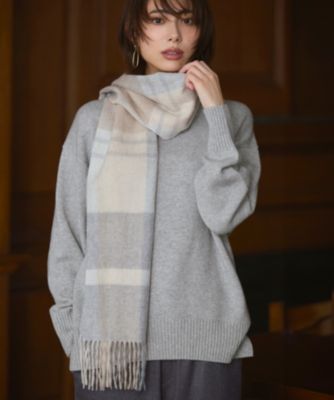 23区(ニジュウサンク)のカシミヤ チェック マフラー通販 | 集英社HAPPY