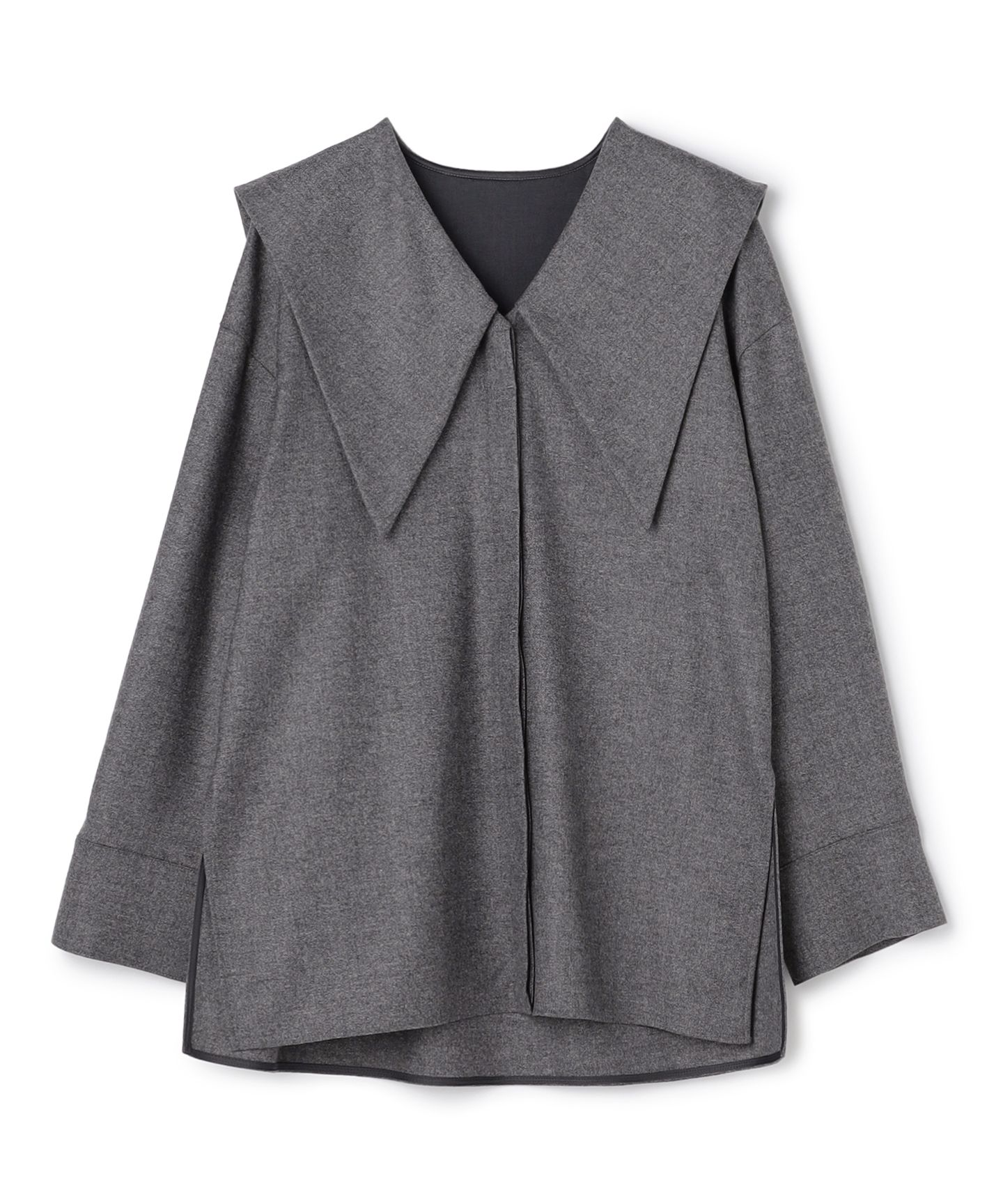 uncrave(アンクレイヴ)/フランネル BIGカラーシャツ