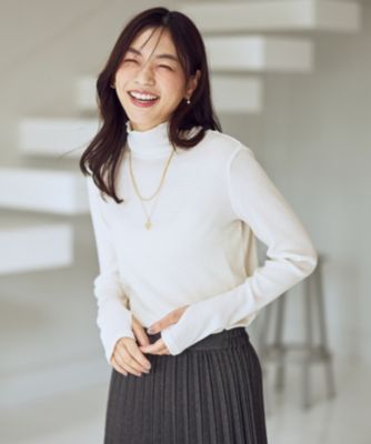 集英社HAPPY PLUS STOREANY（エニィ）/【洗濯機可】シアーリブタートル