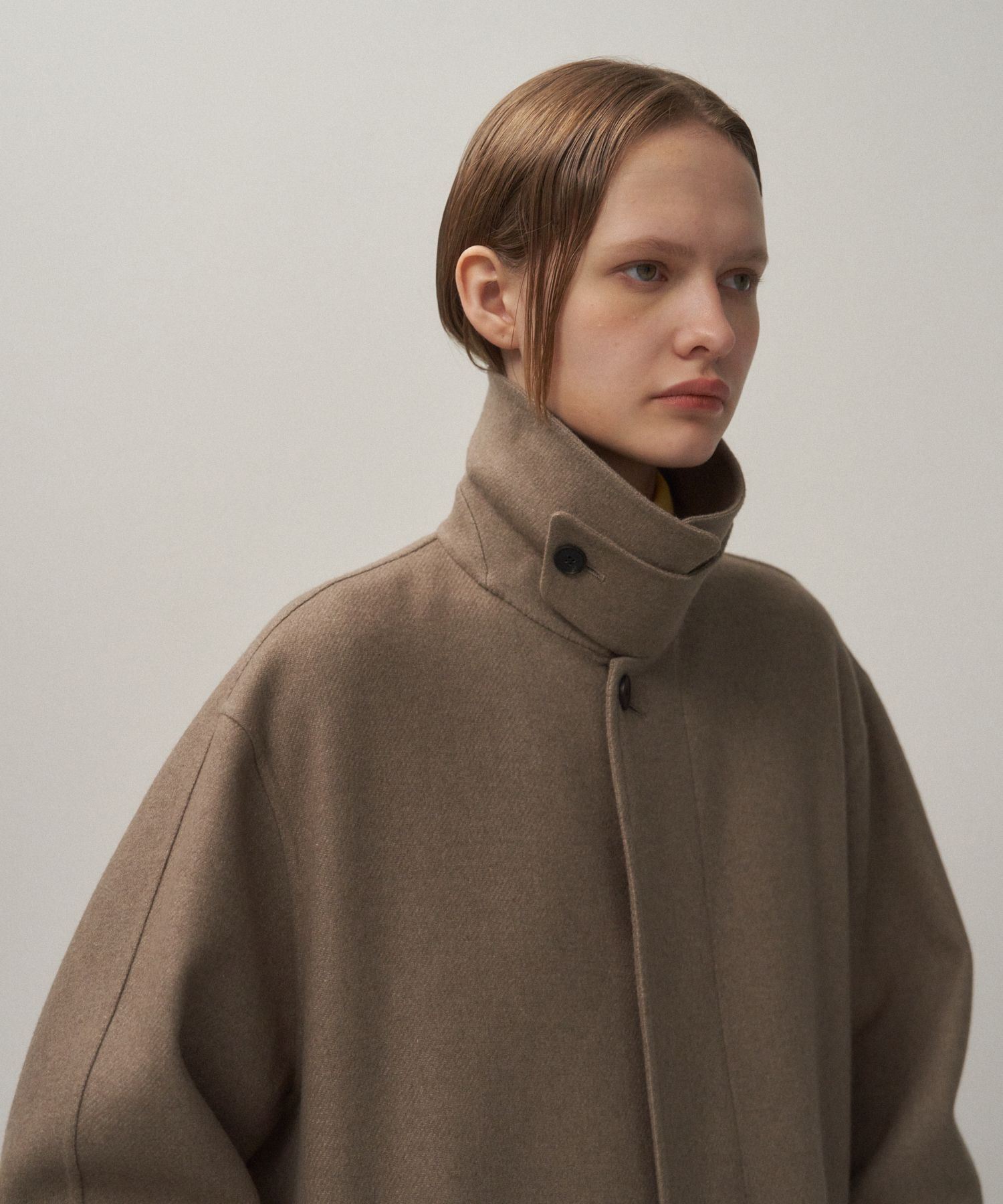 ATON(エイトン)/SUPER 120S DOUBLE MELTON | バルマカーンコート