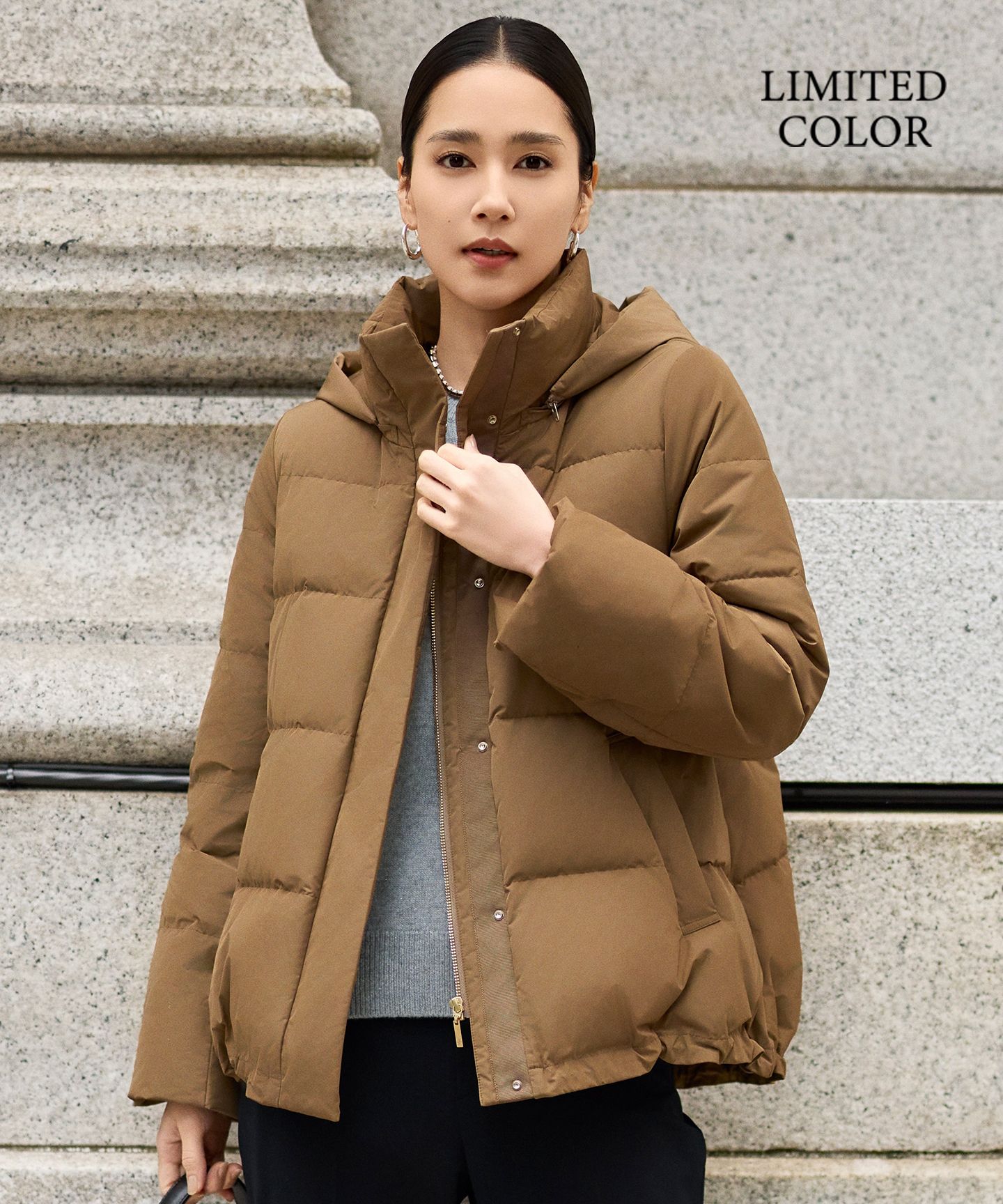 自由区 L(ジユウク　エル)/【17号サイズまで展開・WEB限定カラーあり】マイクロタッサーダウン コートII