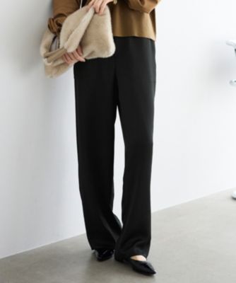 集英社HAPPY PLUS STORE自由区（ジユウク）/【カタログ掲載】ドレーピーサテンベイカー パンツ